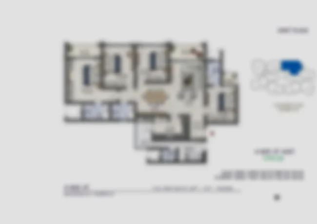 Brigade Granada 3 BHK + 3 T floor plan